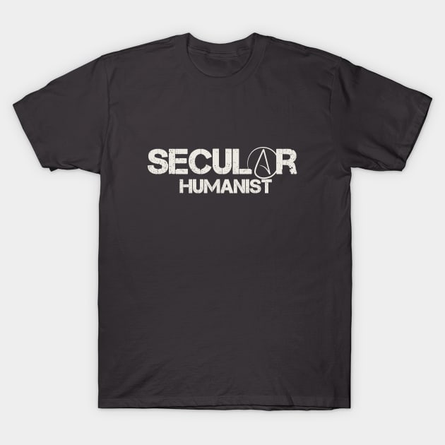 Secular Humanist Symbol Atheist T-Shirt by Mellowdellow